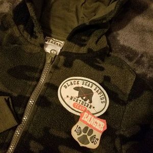 2 piece camo fleece outfit